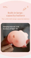 Luz De Noche Lindo Cerdo De Silicona Suave Luz Kawaii Portátil Para Decoración De Dormitorio Regalo De Cumpleaños Y Navidad Para Niños - details 9