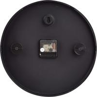 Reloj de pared tradicional, negro, 12" - details 0