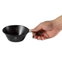 Tazón De Acero Inoxidable Portátil Para Picnic Con Mango Y Capa De Titanio Alta Calidad Multiusos Para Exteriores - details 2