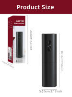 Juego De Abrevidrios Eléctricos Automáticos MYVIT Para Vino Y Cerveza Operado Por Batería Acero Inoxidable Eco-amigable Para Barra De Cocina - details 11