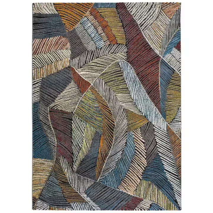 ATTICGO Alfombra de Interior Estilo Mosaico en Multicolor - Koby 22869 | 80X150, 120X170, 140X200, 160X230 cm - 1