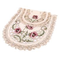 Mantel Rectangular Bordado Con Flores Huecas Pastoral Tapete De Mesa De Tela De Poliéster Y Algodón Impermeable Y Resistente Al Aceite Para Hogar Y Bodas - details 15