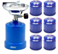 QBAK 0.600Mini hornillo de gas portátil con llama regulable Ideal para Cocinar en el camping - details 3