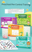 Juego De Libros De Tracció Magia Reutilizable Para Niños Con Bolígrafos Y Borrador Libros De Aprendizaje De Escritura Y Dibujo - details 0
