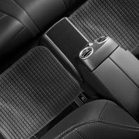 HOGUITA-Juego de 4 Alfombras de Goma para Coche,Alfombrillas Universales para Coche,Antideslizantes,Alfombras Delanteras y Traseras,Color Negro - details 5