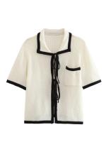 Conjunto De Verano Para Mujer: Falda Larga De Playa Y Chaqueta Tejida Elegante Y Bohemia Estilo Casual Striped Holiday Dos Piezas Beachwear - details 11