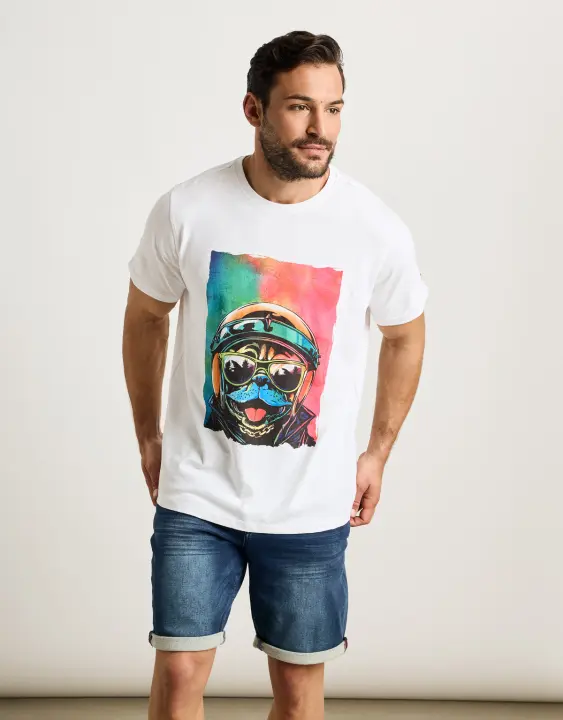 KOALA BAY Camiseta Manga Corta Blanco - Rugusu - 1