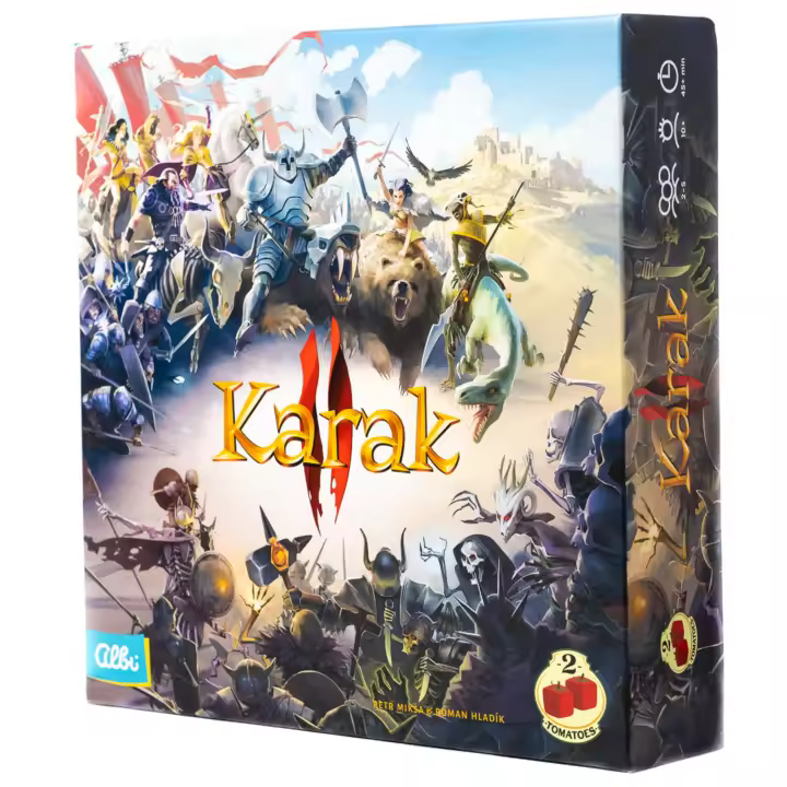 2Tomatoes Games | Karak 2 | Juego de Mesa Familiar de Aventuras y Estrategia | ¡Reúne tus Fuerzas y Enfréntate al Mal! | De 2 a 5 Jugadores | 45-90 min de Partida | A partir de 10 Años | Diversión en Familia - 1