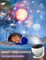 Proyector De Estrellas 360° Luz Nocturna Galaxia Rotativa Lámpara Planetaria Para Habitación De Niños Regalo De San Valentín Boda Decoración - details 6