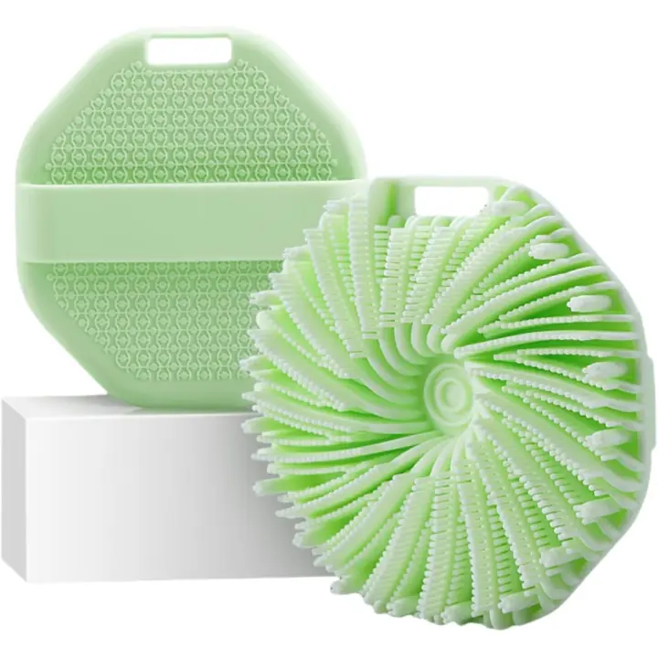 2025 Nuevo depurador corporal de silicona, cepillo corporal para ducha para una exfoliación eficaz en la ducha y un masaje suave (gris) - 1