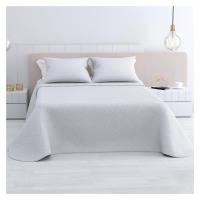ARISE SHOP- Colcha Bouti serie “Emboss” modelo elba para Verano y Entretiempo,100% Poliéster,Color Blanco,Incluye Funda de Cojín, Cubre Cama Fina, Ligera y Suave. Variedad de Medidas. - details 1