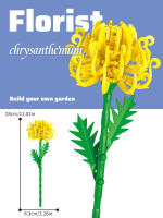 Bloques De Construcción De Partículas Micro Decoración De Flores Eternas Modelos Educativos Para Niños Juguetes Para Kinder - details 6