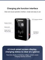 FERRASTAR Estación de Carga  Tipo 2, Cargador para Vehículos Eléctricos de Corriente Alterna (AC) con estándar europeo de 7 kW/32 A y 11 kW/22 kW. Incluye pantalla, conexión WIFI y función de pago con tarjeta. Actualización gratuita a la versión Bluetooth - details 5