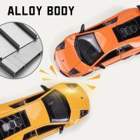 Modelo De Coche Dieciséisésimo Escala Lamborghini Murcielago Para Niños Juguetes De Colección Metal Sin Batería Regalo De Cumpleaños Para Boys - details 2
