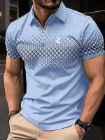 Camisa Polo De Golf Para Hombres Casual Verano Manga Corta Impresión 3D Micro Elástica Polyester Ropa Diaria Para Exterior - details 7