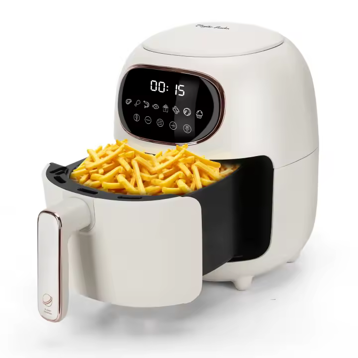 Taylor Swoden Freidora de Aire sin Aceite 3L, 1300W, Pantalla LED Táctil, 8 Menús de Cocinado Preestablecidos. Cesta antiadherente. Diseño Compacto. - 1