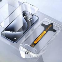 2PCS Protector De Pantalla De Vidrio Templado Para iPhone 15 pro Max Anti-Scratch Fácil Instalación Vidrio De Vidrio Transparente Para iPhone 15 Promax - details 6
