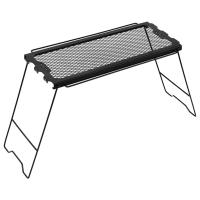 Mesa Plegable Multifuncional Para Exteriores Mesa De Red Plegable Para Camping Y Picnic BBQ Con Soporte De Almacenamiento De Hierro Color Negro Kaki Verde - details 12