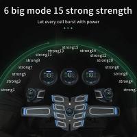Cinturón De Entrenamiento De Músculo Abdominal Recargable Por USB Portátil Para Efectos De Acondicionamiento Físico Y Ejercicio - details 1
