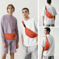 Riñonera Larga, riñonera de moda para hombre y Mujer, riñonera Cruzada, riñonera de viaje ajustable, Bolso Grande, adecuada para correr (Naranja) - details 1