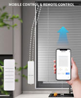 Motorizador Inteligente WiFi Tuya Para Cortina Cadenas Rollos De Herrajes Con Timer RF Control Remoto Alexa Google Assistant - details 1
