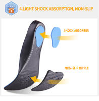 Almohadillas De Apoyo Para Arco De Pies Planos 3cm Alta Calidad Suave Y Cómodas Inodoras Transpirables Y Absorbentes De Sudor Orthopédicas Para Zapatos - details 7