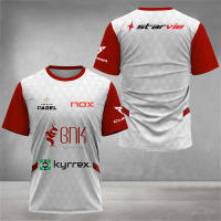 Camiseta De Tenis De Pádel Para Hombres Secado Rápido Transpirable Cuello Redondo Manga Corta Deporte Al Aire Libre Badminton Correr - details 8