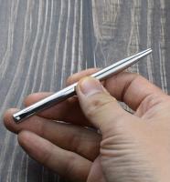 Bolígrafo De Bola De Acero Inoxidable Portátil 0.7mm Tinta Negra Azul Recargable Mini Metal Para Oficina Y Escuela Suministros De Papelería - details 4