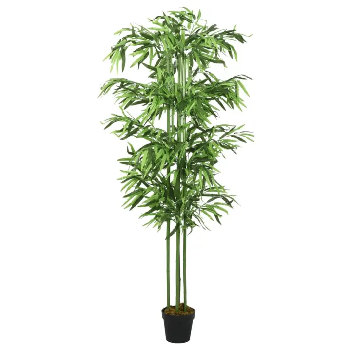 Árbol de Bambú artificial con 864 Hojas Verdes 180 cm - 1