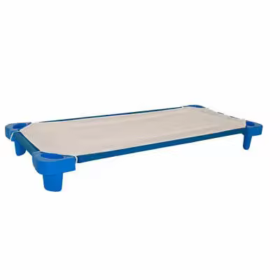 Sábana Bajera con gomas para Camita Apilable de Guardería Estándar (132x58 cm) 100% Algodón | Fabricada en España - 1