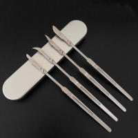 Cuchillo De Carbono Para Cirugía Y Oficina Hojas De Afeitar Números 10 11 12 15 Manija Larga Y Fuerte Para Cortar Metálico Y Madera - details 9