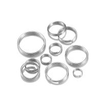 Anillos De Salto Dobles Abiertos De Acero Inoxidable 5-15mm Para DIY Conectores De Anillos Dobles Para La Fabricación De Joyas 50/100pcs - details 6
