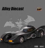 Batmobile De Escala 1/18 En Metal Con Sonido Y Luz Regalo De Cumpleaños Para Niños Juguete De Coche Diecast De Alta Simulación Tamaño Aproximado 30.5*12.5*6cm - details 2