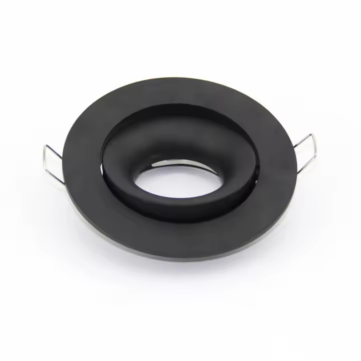 Kit De Reemplazo De Luz Bajo En Torno GU10 Black MR16 Montaje En Techo Foco Metal Soporte De Lámpara GU5.3 Para Sala De Estar - 1