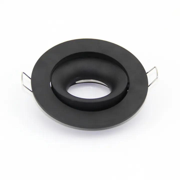 Kit De Reemplazo De Luz Bajo En Torno GU10 Black MR16 Montaje En Techo Foco Metal Soporte De Lámpara GU5.3 Para Sala De Estar - 1