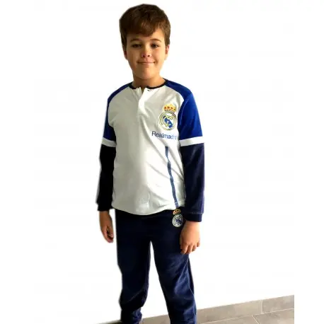 Pijama Real Madrid niño invierno terciopelo Tallas 5 a 16 RM202N_1 - 1