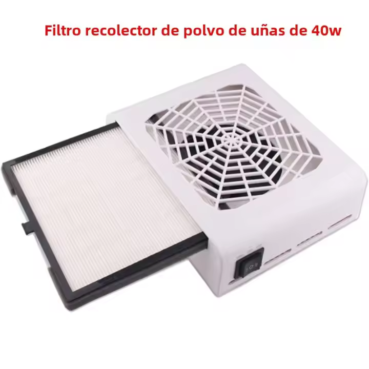 Filtro Reutilizable Para Uñas Con Pantalla De Polvo 1 Pieza Accesorio Para Colector De Polvo De Uñas Para Manicura Compatible Con Máquina De Aspiradora - 1