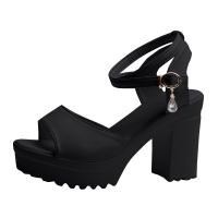 Sandalias De Mujer Con Plataforma Y Tacón Alto Cierre De Tobillo Antideslizante Casual Elegante Y Cómodas Para Todo El Año - details 1