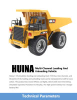 Tractor Remolcador De Aluminio HUINA 1534 9CH RC Para Niños Juguetes De Ingeniería Camión Grúa Control Remoto Regalo Para Niños - details 0