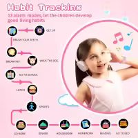 Reloj inteligente para niños con 26 Juegos Educativos, Cámara con Pantalla tacthil HD,podómetro, Gift de cumpleaños para niños y niños de 8, 9 y 10 años(Sin FUNCIÓN DE Llamada) - details 1