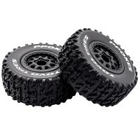 4pcs Neumáticos De Camión De Pista Corta 112mm 1/10 Con Rueda Y Hex 12mm Para Slash Arrma Senton HuanQi 727 Vkar 10sc Hpi Coche RC - details 7