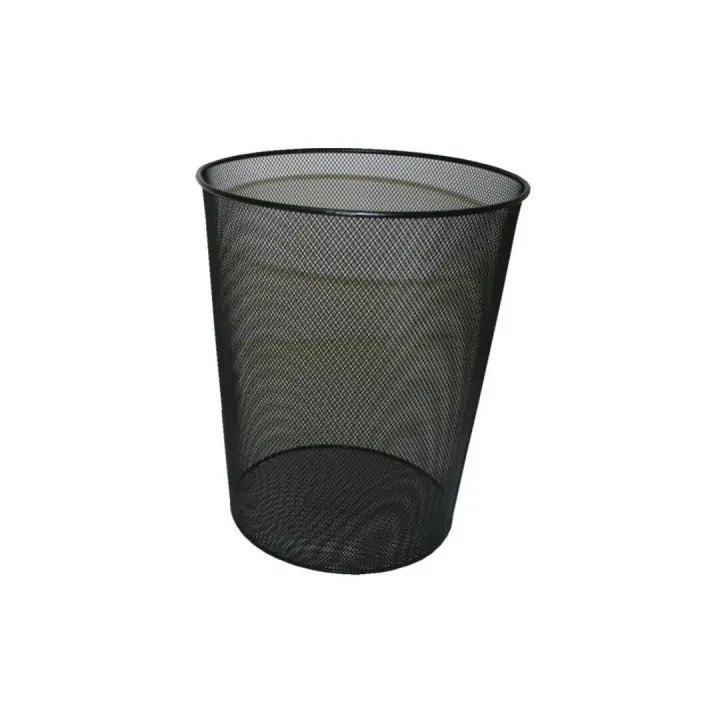 Bismark papelera de rejilla alta capacidad 18 litros 340x240 mm negro - 1