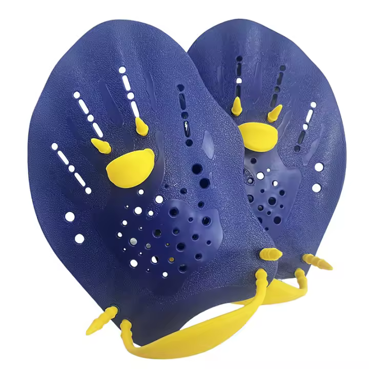 Paletas de Natation para adultos y niños para servir a Nadar y aprever Los Brazos para mejor la velletdad de Natation Nuevas Paletas de color Macaron - 1