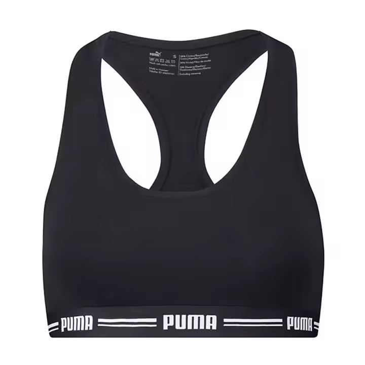 Puma Sujetador Deportivo Racer Back Negro Mujer - 1