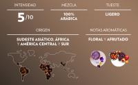 Lavazza, Espresso Italiano Classico, Café Molido Natural, 5 Paquetes de 250 g, para Cafetera Italiana, de Filtro y Francesa, con Notas Aromáticas Florales y Afrutadas, 100% Arábica, Intensidad 5, Tueste Medio - details 2