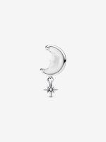 Pandora - Charm de Luna y Estrella del Norte - Plata de Lei - details 0