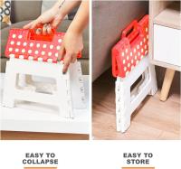 Taburete plegable de Seguridad multiusos, Silla plegable de plástico, taburete de baño antideslizante, cómodo de transportar, duradero. - details 2
