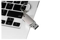 USB Flash Drive De Metal Rotable Para Musica Del Coche 64GB 32GB 16GB 8GB 4GB Con Llavero Memoria Stick USB 2.0 Creativo - details 2
