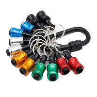 Juego De 12 Piezas De Rodillos De Conexión Con Cabeza De Destornillador De 1/4 Hexagonal Y Color Clave Para Herramientas De Carpintería - details 1