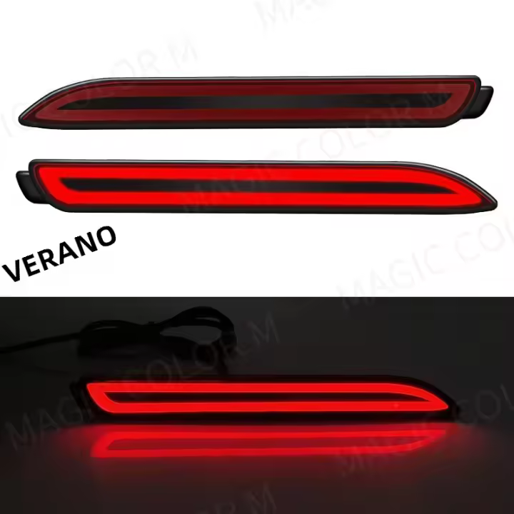 Kit De Luces Traseras Para Toyota RAV4 Camry Lexus IS-F GX470 RX300 Sienna Venza Reiz Innova Reflector Faro Antiniebla Parachoques Freno Rojo ABS 12V 3400LM - 1